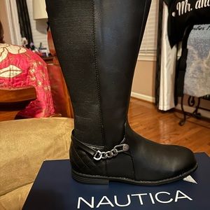 Girls black riding boots New never worn